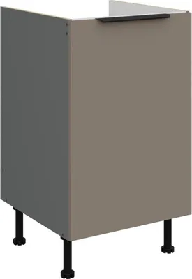Image de Meuble sous-évier LUNARA - largeur 50 cm, beige foncé / anthracite