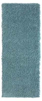 Obrázek produktu pro Koberec MY-RUG, koberec s vysokým vlasem Shaggy Star, 200x80, světle modrý, mírně lesklý, extra nadýchaný, běhoun