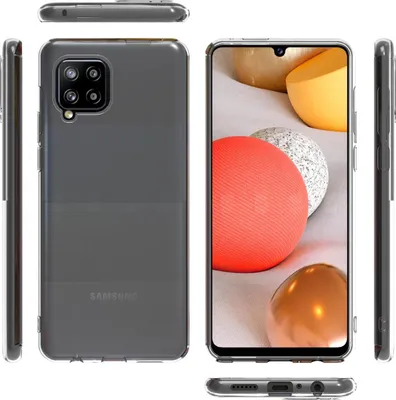 Produktbild von Wisam Schutzhülle für Samsung Galaxy A42 5G 6,6" Silikon Clear Case Transparent