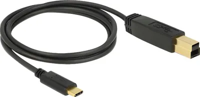 Image de DELOCK Kabel USB 3.1 Gen2 C > B 1.0m schwarz