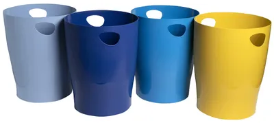 Immagine prodotto di Exacompta 8x cestino Ecobin, Bee Blue - colori assortiti - 45302D
