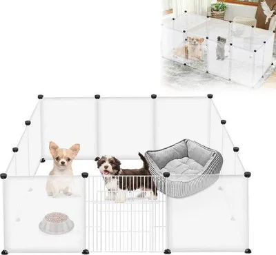 Immagine prodotto di Gabbia da esterno per conigli e piccoli animali, modulo 145x75x48 cm