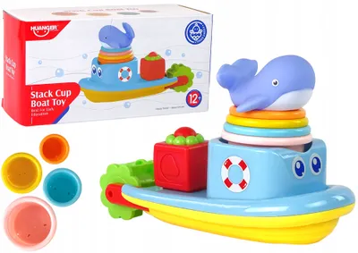 Obrázek produktu pro Sada vodních hraček Pyramid velrybí loď - (K72158).