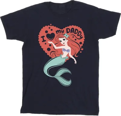 Produktbild von Disney - "The Little Mermaid Daddy" T-Shirt für Herren BI50162 (4XL) (Marineblau)