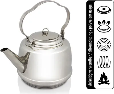 Produktbild von Petromax Teekessel tk3 - Edelstahl - Wasserkessel - 5 Liter