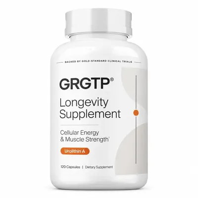 Image de 120 Gélules de complément pour la longévité – Urolithine A : énergie cellulaire et force musculaire