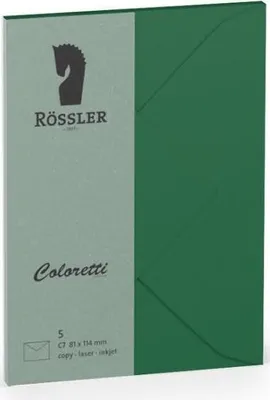 Produktbild von Coloretti Briefumschläge 5 Stück C7 Forest