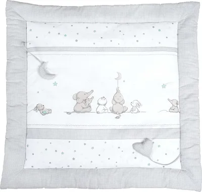 Produktbild von roba Spiel- & Krabbeldecke 'Sternenzauber', Spiel-/Laufgittereinlage, 100x100cm, 100% Baumwolle