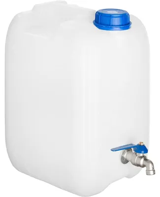 Imagen del producto de Bidón de agua - 10 litros - Grifo de metal - Apto para agua potable