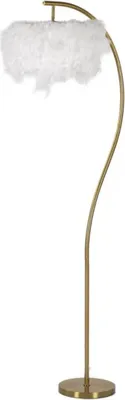 Produktbild von Stehlampe Terra 60 x 170 x 33 cm Metall Gold Weiß
