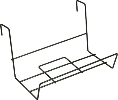 Zdjęcie produktu dla Czarny plastikowy uchwyt do skrzynek balkonowych 41x18 cm.
