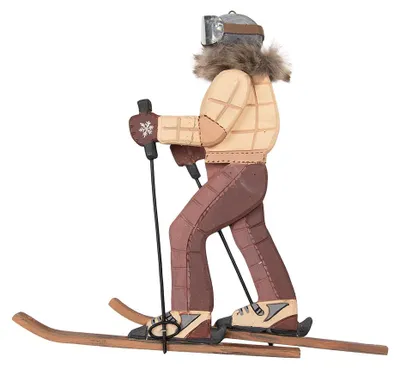 Produktbild von Clayre & Eef Dekorationsfigur 31x3x27 cm Braun Holz