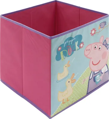 Produktbild von Peppa Pig Aufbewahrungsbox Spielzeugkiste Kiste Spielzeugbox Spielebox Toy Box Peppa Wutz Würfel