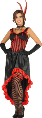 A woman in a costume.