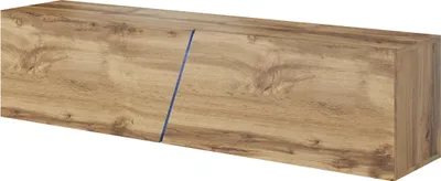 Zdjęcie produktu dla Szafka RTV SLANT 160cm dąb wotan z oświetleniem LED