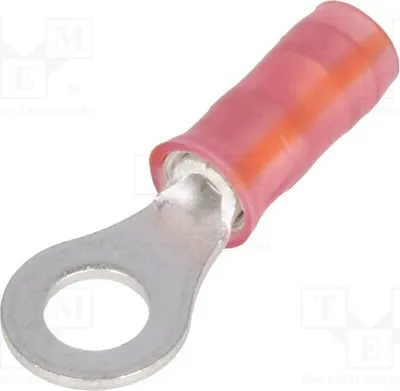Immagine prodotto di 2 connettori a crimpare per cavi, modello M4, diametro: 4,34 mm, sezione: 0,5 mm², isolati, codice prodotto: 1-320551-3, isolamento