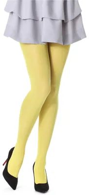 Produktbild von Bellivalini Damen Strumpfhose Mikrofaser 60 DEN BLVFI1002 (Gelb, L) .