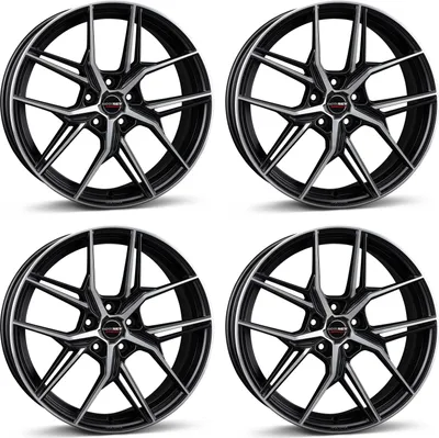 Produktbild von 4x Borbet Felge QX black polished matt 8,0x19 ET40 5x112 4051665059328 QX 80940112566,5BPM kompatibel mit Mercedes A-Klasse, A-Klasse AMG, B-Klasse, C-Coupé, C-Coupé AMG, C-Klasse, C-Klasse All-Terrain, C-Klasse AMG, C-Klasse Cabriolet, C-Klasse T-Modell, C-Klasse T-Modell AMG, CL, CLA, CLA AMG, CLA AMG Shooting Brake, CLA Shooting Brake, CLA Shooting Brake AMG, CLE Cabrio, CLE Coupé, E-Klasse, E-Klasse Cabrio, E-Klasse Coupé, GLA, GLA AMG, GLB, GLB AMG, GLC Coupé, GLC SUV, GLK, SLC, SLK