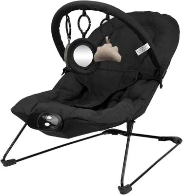 Productafbeelding van Baby muziekmobiel, zwarte melange, wolkenvorm, voor kinderkamer
