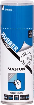 Produktbild von Maston Rubbercomp Spray - Seidenglanz - Blau - Gummibeschichtung - 400 ml