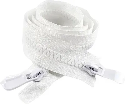 Produktbild von Reißverschluss Harsh - Doppel Reißverschluss - Bekleidungsreparatur - Doppelrutsche - 70 cm - Schwarz