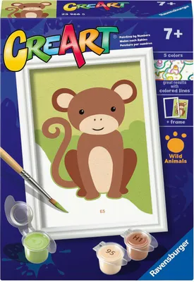 Image de Ravensburger CreArt Peinture sur Numéro - Singe