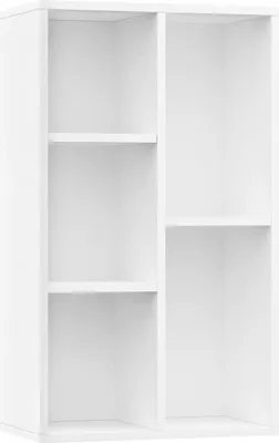Produktbild von vidaXL Bücherregal/Sideboard Weiß 50x25x80 cm Holzwerkstoff