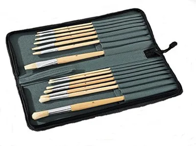 Produktbild von Pinselset 16-teilig Malpinsel Pinsel Rundpinsel Flachpinsel
