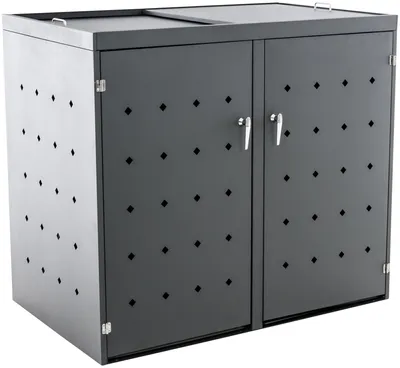 Immagine prodotto di CLP Copri cestino Nelli, antracite 132x80x116 cm