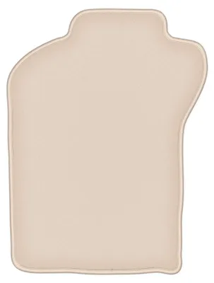 Immagine prodotto di Tappetino conducente in velluto PREMIUM beige compatibile con FIat Coupe (1993-2000, coupé) – con fissaggi – su misura