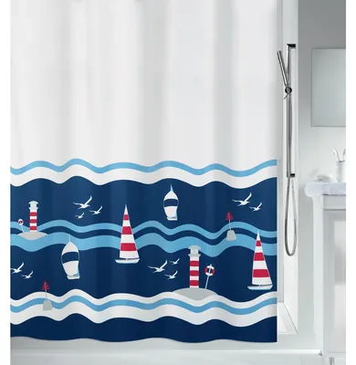 Obrázok produktu pre Spirella 7610583167361, Obrázok, Prsteň, Polyester, Modrá, Červená, Biela, 30 °C, 1800 mm