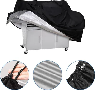 Produktbild von Wasserdichte Grillabdeckung - UV-Schutz - 1 Stück - 210D Oxford