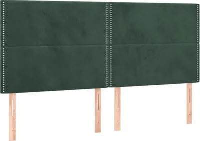 Zdjęcie produktu dla VidaXL 3116255, Ciemny Zielony, Poliester, Drewno, 1800 mm, 118 cm, 128 cm, 50 mm