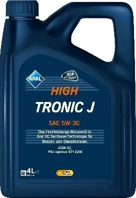 Produktbild von 4 Liter ARAL 5W-30 HighTronic J PSA B71 2290
