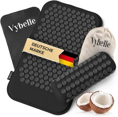 Produktbild von Famanu Akupressurmatte mit Kissen und Stuhlbefestigung - Entspannung und Wohlbefinden