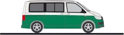 Produktbild von VW T6 Multivan - Grün/Weiß Rietze 1:87