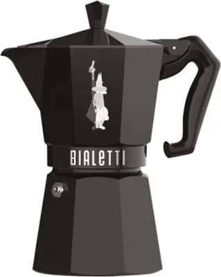Produktbild von BIALETTI Moka Exclusive 6 Schwarzbecher
