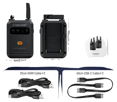 Image de Émetteur-récepteur HDMI sans fil, résolution 1080P, portée de 200 mètres, modèle TX et RX