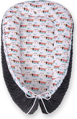 Produktbild von Bobono Babyschlafsack Minky Grau XXL für sicheren und gemütlichen Schlaf mit ECO FILLBALL Füllung und Okotex-