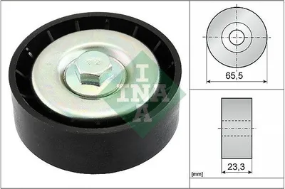 Produktbild von INA 532 0295 10 Umlenkrolle Keilrippenriemen für LANCIA Y (840A) für FIAT BRAVO I (182) BRAVA (182)