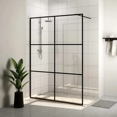 Zdjęcie produktu dla VidaXL Kabina prysznicowa 140x195 cm ESG szkło przezroczyste i czarne