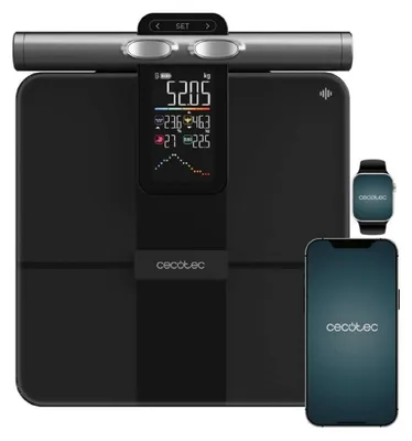 Produktbild von Intelligente Badezimmerwaage mit App Cecotec Surface Precision HealthySmart Pro. BIA-Technologie, 25 Parameter, LCD-Bildschirm