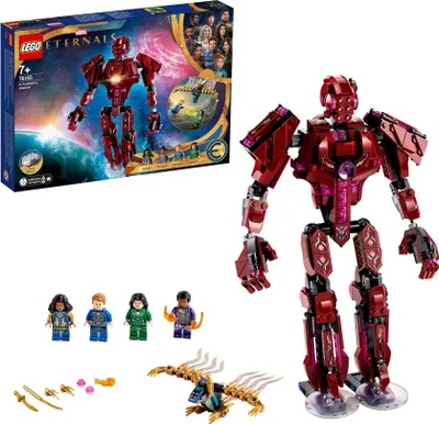 Produktbild von LEGO 76155 Marvel In Arishems Schatten, Action-Figur mit Leuchtstein