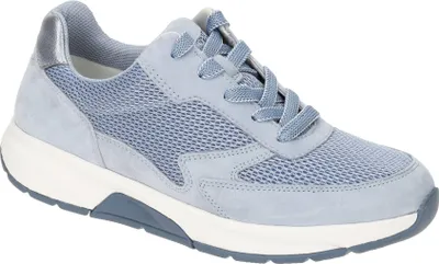 Zdjęcie produktu dla Gabor ROLLINGSOFT buty damskie - wygodne sznurowane buty sportowe niebieskie rekreacyjne NOWOŚĆ