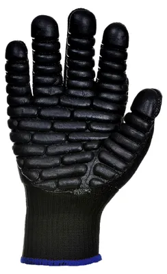 Produktbild von Anti-Vibrations-Handschuh, Größe: L, Farbe: Schwarz,