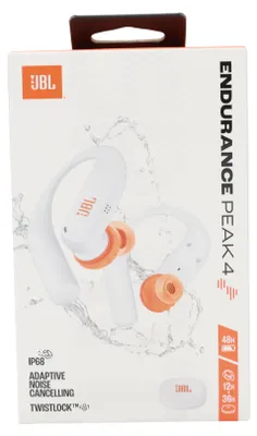 Immagine prodotto di JBL Endurance Peak 4 In-Ear-TWS-Sport-Kopfhörer BT ANC, IP68, Weiß