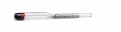 Obrázek produktu pro F. DICK tester na slaný nálev, 0-25 %, 19 cm, 9000319 - Skleněný tester z nerezové oceli pro měření slaného nálevu v mase a uzeninách. Robustní a přesný