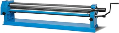 Image de EBERTH Plieuse à rouleaux Plieuse à rouleaux pour tôles jusqu'à 1300mm, Plieuse avec trois rouleaux en acier de haute qualité, Rouleau supérieur pivotant