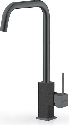 Produktbild von PYRAMIS Einhebelmischer ADELITA PVD in GUN METAL mit Festauslauf / Armatur / Mischbatterie