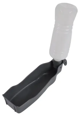 Image de Bouteille d'eau pour chien, 500 ml, gris foncé